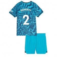 Tottenham Hotspur Matt Doherty #2 Tredjeställ Barn 2022-23 Korta ärmar (+ Korta byxor)